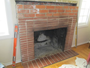 mantle removed