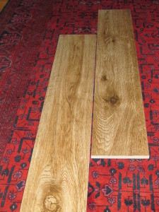 Wood plank tile